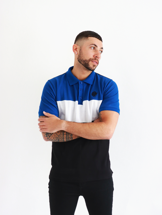 Blue and white Polo Shirt