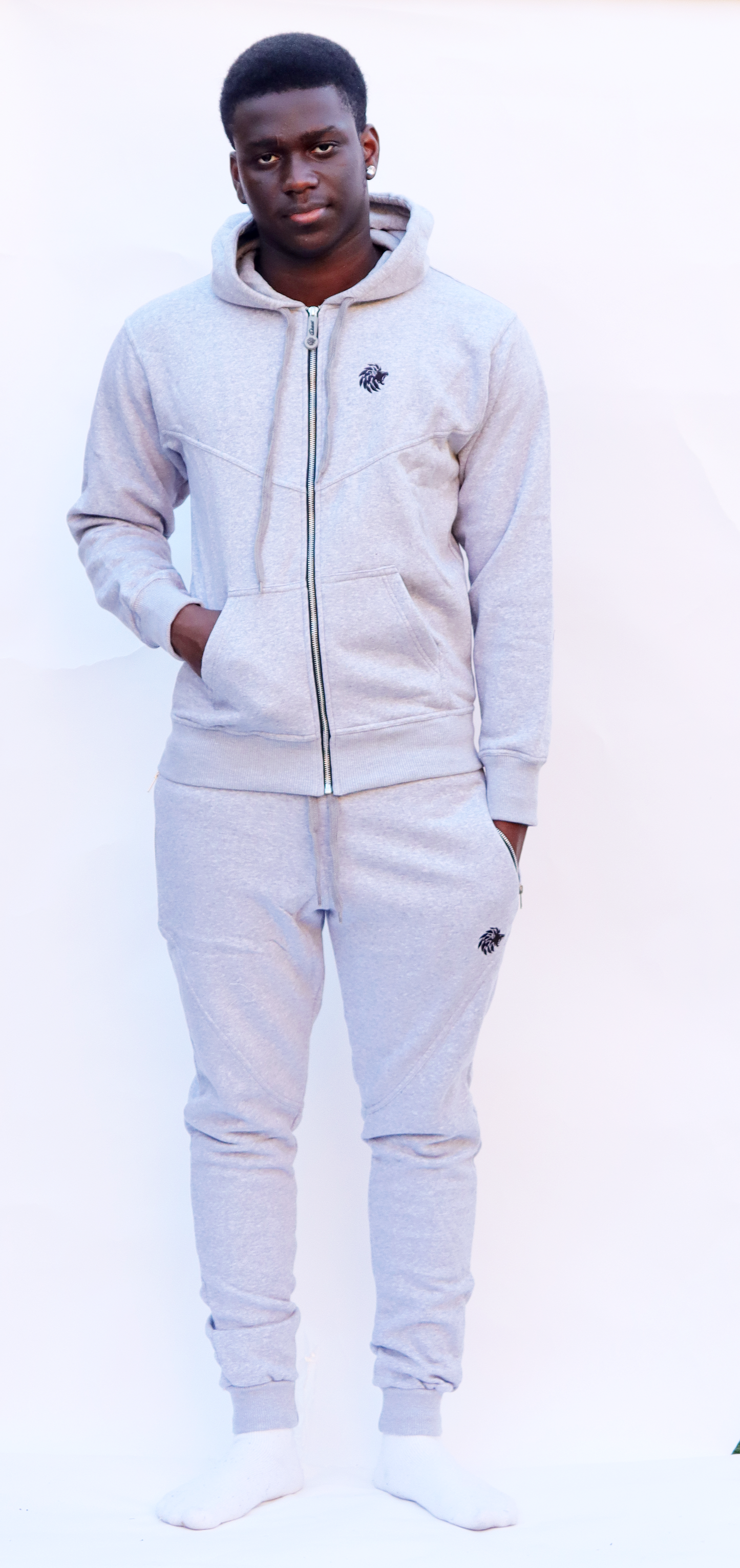 GREY M6 INTRICATE TRACKSUIT